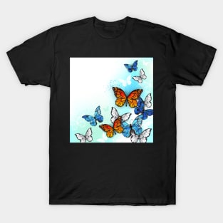 Flock of Multicolor Butterflies T-Shirt